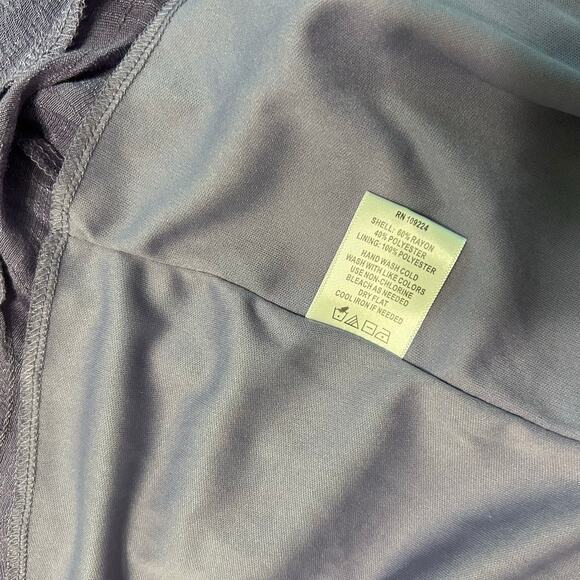 A.P.N.Y. II Dress SZ 20W Black White Polka Dots Babydoll Halter Flared Party - Picture 7 of 8